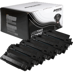 Kompatibles Toner 4er-Pack ersetzt HP 55X (CE255X)