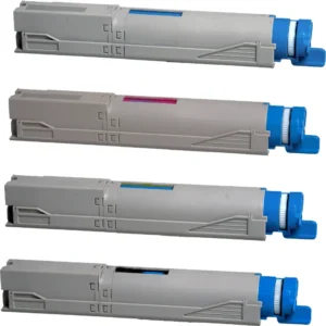 4 Kompatible Toner ersetzt Oki 43459329-32 Multipack KCMY