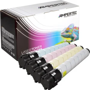 4 Kompatible Toner ersetzt Ricoh MPC400E Multipack KCMY