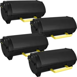 Kompatibles Toner 4er-Pack ersetzt Lexmark 502H (50F2H00)