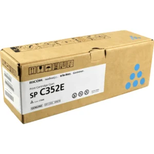 Ricoh Toner 408216 SPC352E cyan OEM | Tonermacher
